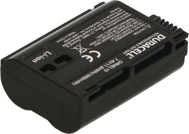 Actual product image Duracell Lithium-ion battery EN-EL15,1400mAh (Rechargeable battery)