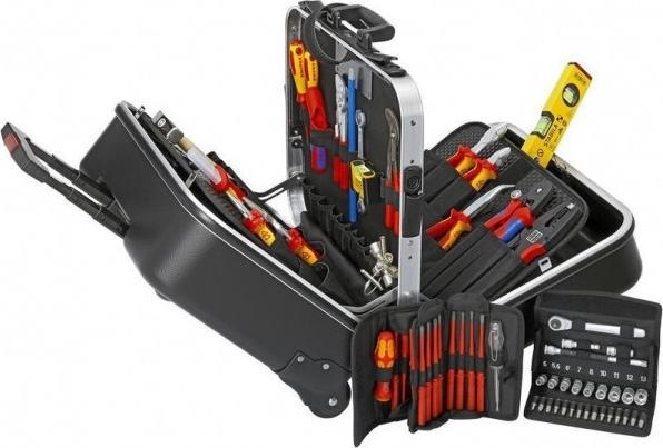 Image du produit Knipex Mallette à outils BIG Twin Move Électro (63 pièces)