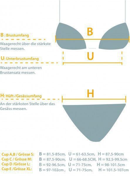 Image du produit Hermex Bikini Push Up Victoria Jaune fluo Vert / Taille S (S)