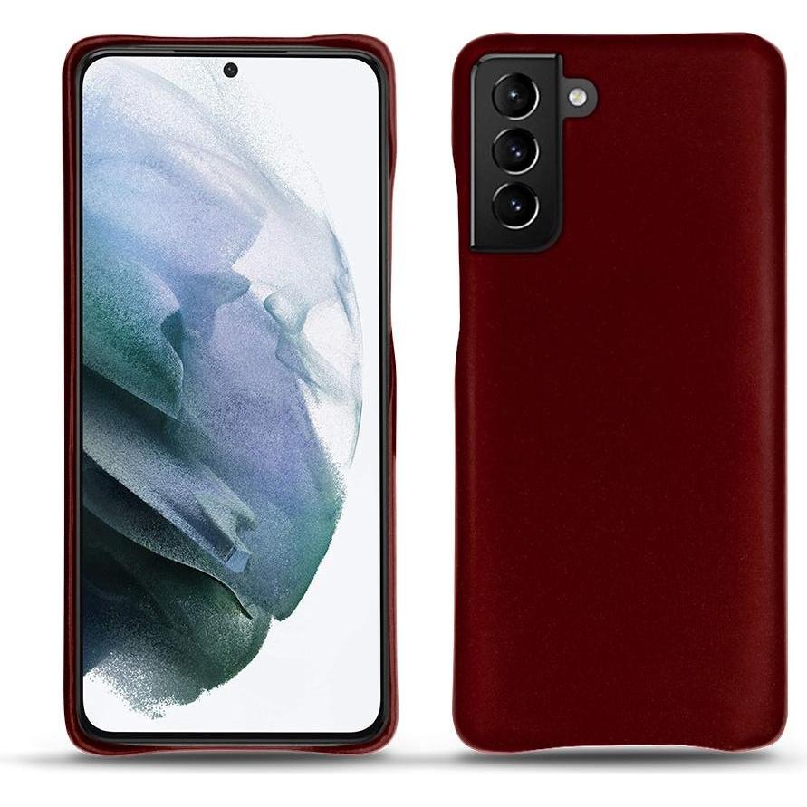 Noreve Lederschutzhülle (Samsung Galaxy S21+), Smartphone Hülle, Rot
