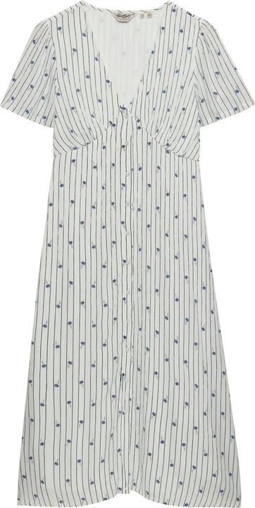 Image du produit Superdry Robe Midi à Manches Courtes et Boutons Imprimée (L)