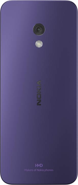 Actual product image Nokia 235 (2024) - 4G, VoLTE, 2,8", 2MP, 64MB/128MB Purple (2.80", 2 Mpx, 4G)