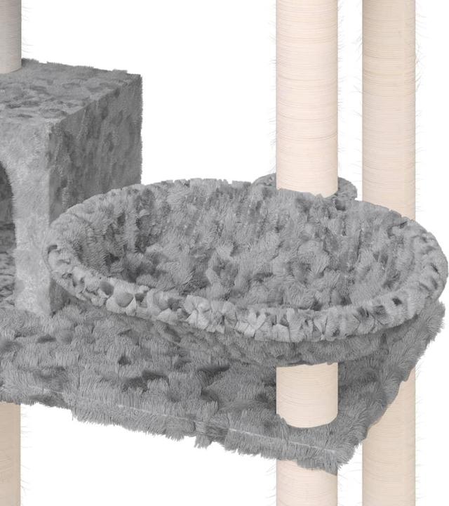 Produktbild vidaXL Kratzbaum (131 cm, Hellgrau)