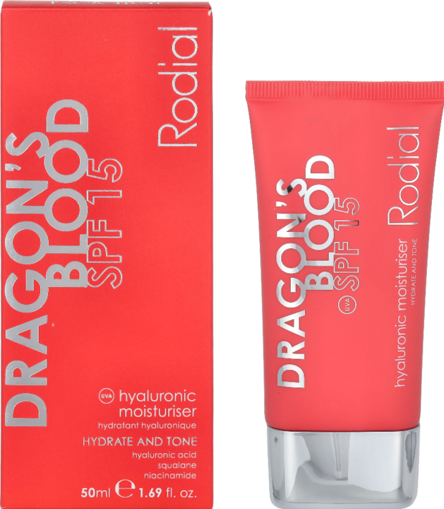 Actual product image Rodial Dragons Blood Hyaluronic Moisturiser SPF15 (50 ml, Day cream, SPF 15)