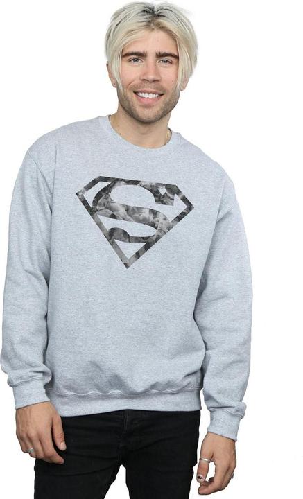 Produktbild Superman Mens Marble Effect Logo Sweatshirt (L)