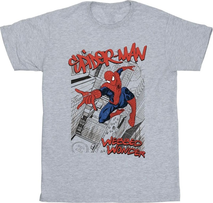 Produktbild SpiderMan Sketch City TShirt (4XL)