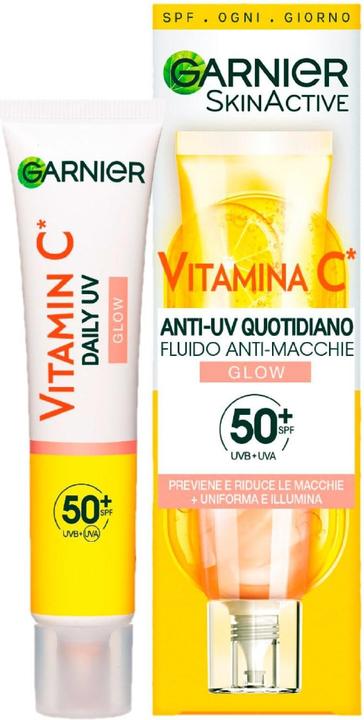 Actual product image Garnier Ambre Solaire Super Uv Hyaluronic Acid Spf50+ Hydrating Fluid (SPF 50+, 50 ml)