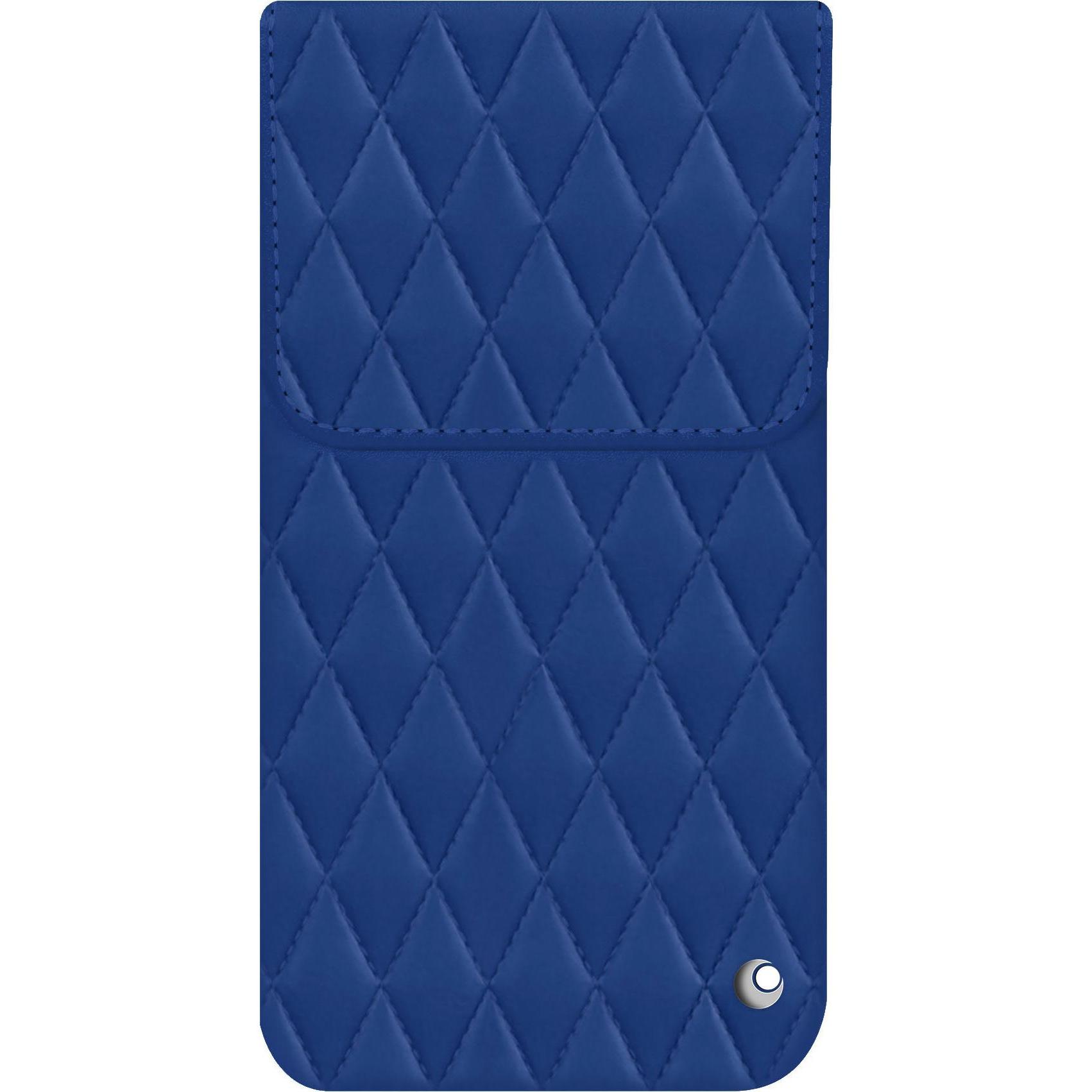 Noreve Lederschutzhülle (Apple iPhone 16 Plus), Smartphone Hülle, Blau