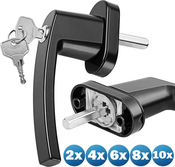 Actual product image Monzana Window handles