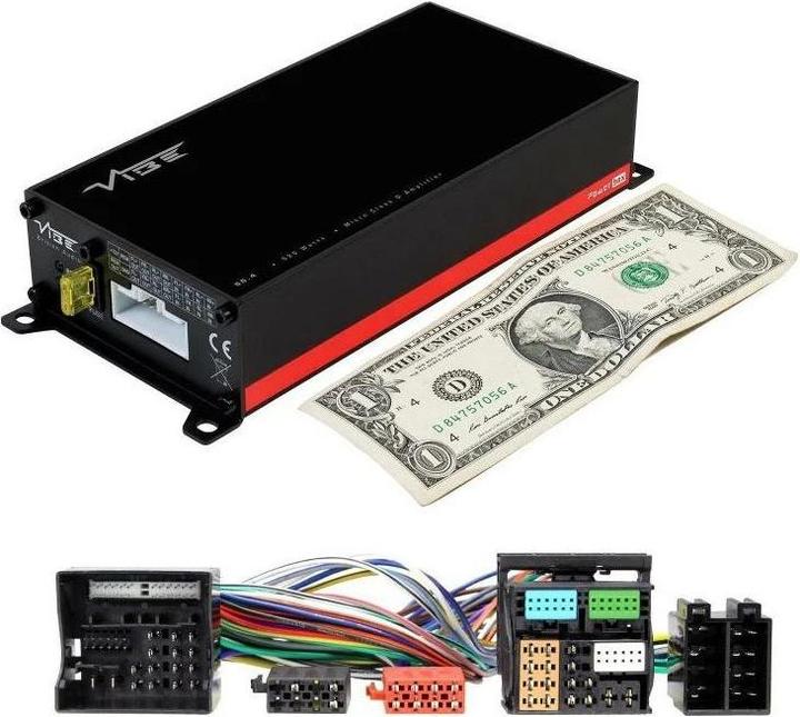 Actual product image Vibe Amplifier Powerbox Plug and Play VW2 (4-channel amplifier)