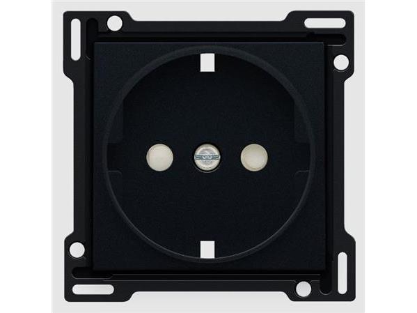 Immagine prodotto Servodan Coperchio per presa Schuko con fusibile, rivestito di nero