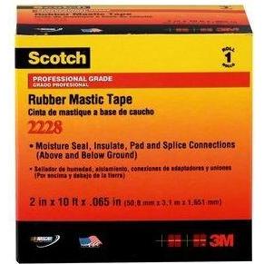 3M, Klebeband, Rubber Mastic Tape, 2 pc(s), Black, Rubber, 500 V, RoHS 2011/65/EU, 3 m