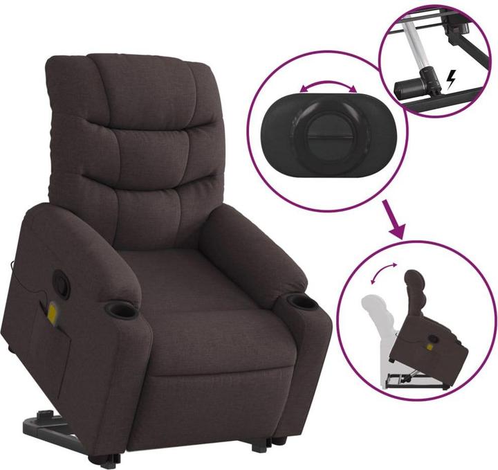 Image du produit vidaXL Massagesessel mit Aufstehhilfe