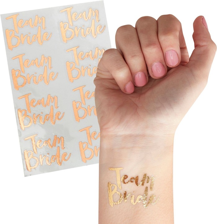 Image du produit Ginger Ray Tatouages de l'équipe Bride
