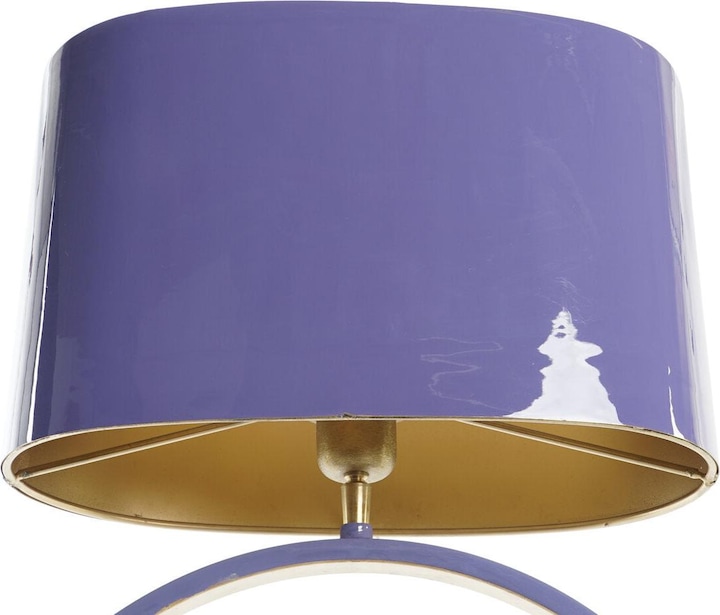 Actual product image DKD Home Decor Desk lamp Blue Iron 50 W (41 x 20 x 71 cm)