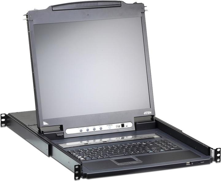 Actual product image Aten CL5708iM CH: 8 port 19" IP KVM switch