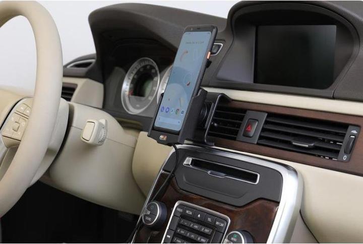 Produktbild Brodit Halter aktiv Google Pixel 4 XL mit USB-Kabel