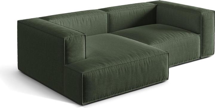 Image du produit Micadoni Canapé D'Angle Gauche Modulaire, "Nuria", 3 Places, 147x252x72 Fabriqué en Europe (Canapé d'angle, Canapé modulaire)