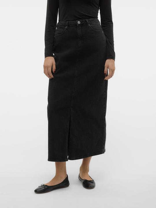 Immagine prodotto Vero Moda VMTESSA Gonna lunga a vita alta in denim (S)