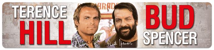 Tin Sign Autograph (46 x 10 cm)