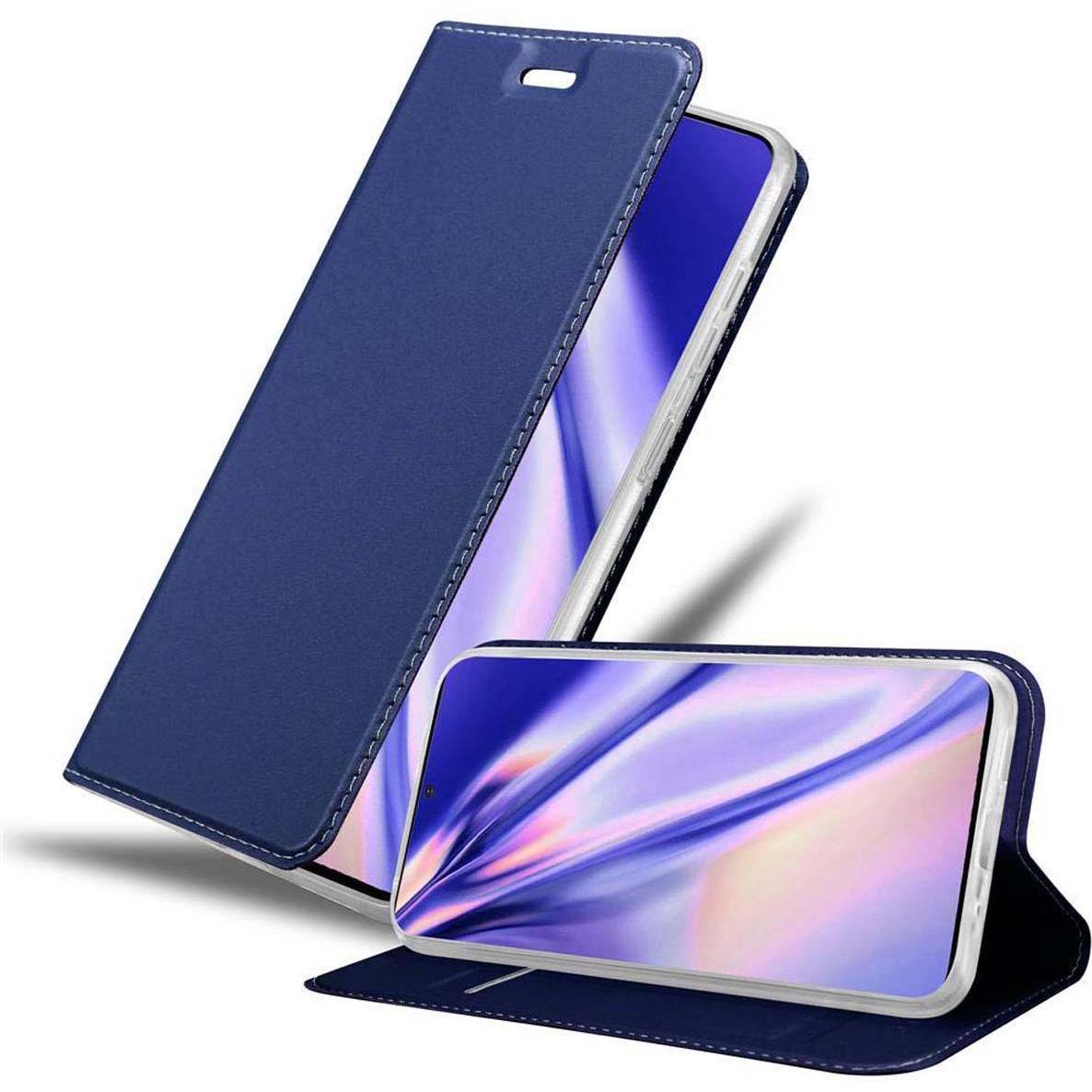 Cadorabo Book Classy Style Cover (Samsung Galaxy S20+), Smartphone Hülle, Blau