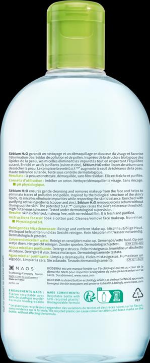 Immagine prodotto Bioderma H2O Pompe Inversée (Acqua micellare, 500 ml)