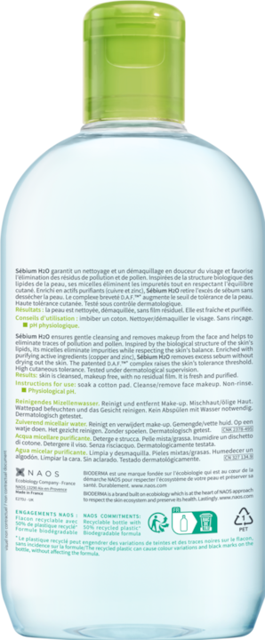 Produktbild Bioderma Sébium H2O (Mizellenwasser, 100 ml)