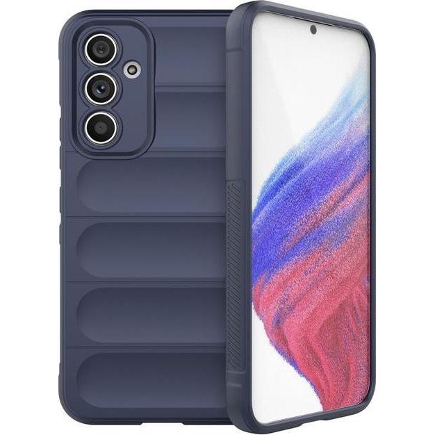 MU Classic Softcase TPU Rugged Series (Samsung Galaxy A54 5G), Smartphone Hülle, Blau