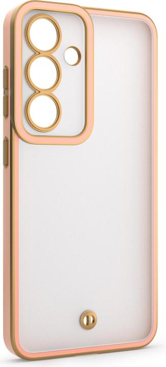Actual product image OEM Silky Gold case for Samsung Galaxy S25 Ultra pink (Samsung Galaxy S25 Ultra)