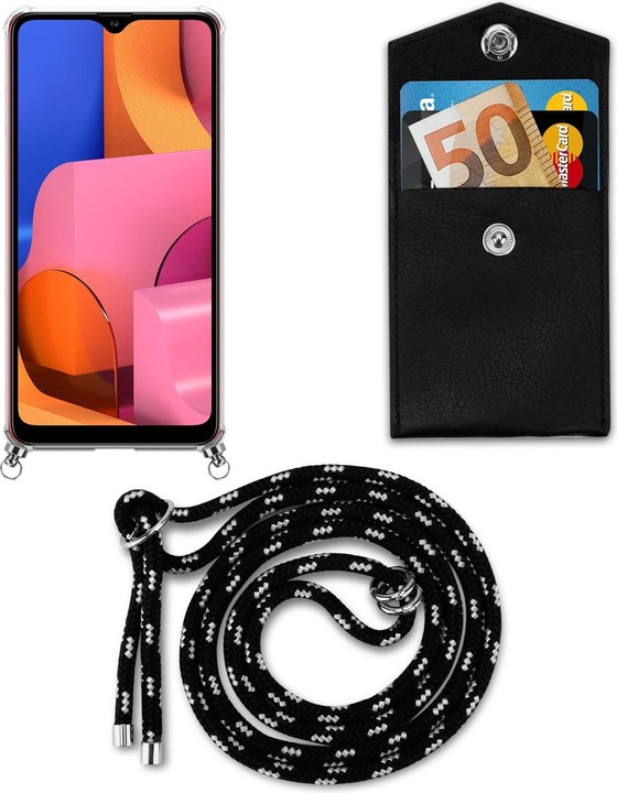 Produktbild Cadorabo TPU Handy Kette SILBER Cover