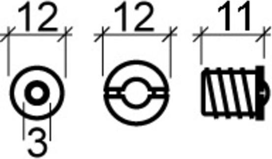 Productafbeelding Werkstarck Kogelvanger, om in te schroeven, met tegenplaat