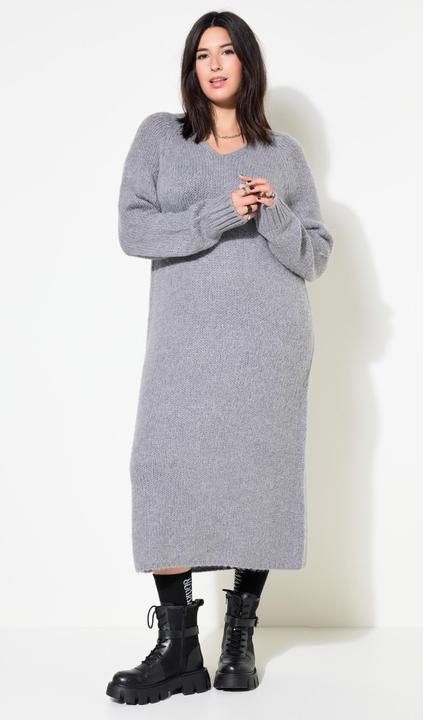 Immagine prodotto Studio Untold Abito midi in maglia dal taglio ampio con scollo a V (42, 44)