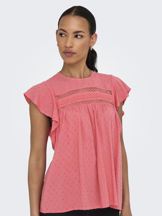 Image du produit JdY Locker geschnitten V-Ausschnitt Voluminöser Armschnitt Top Top (XS)