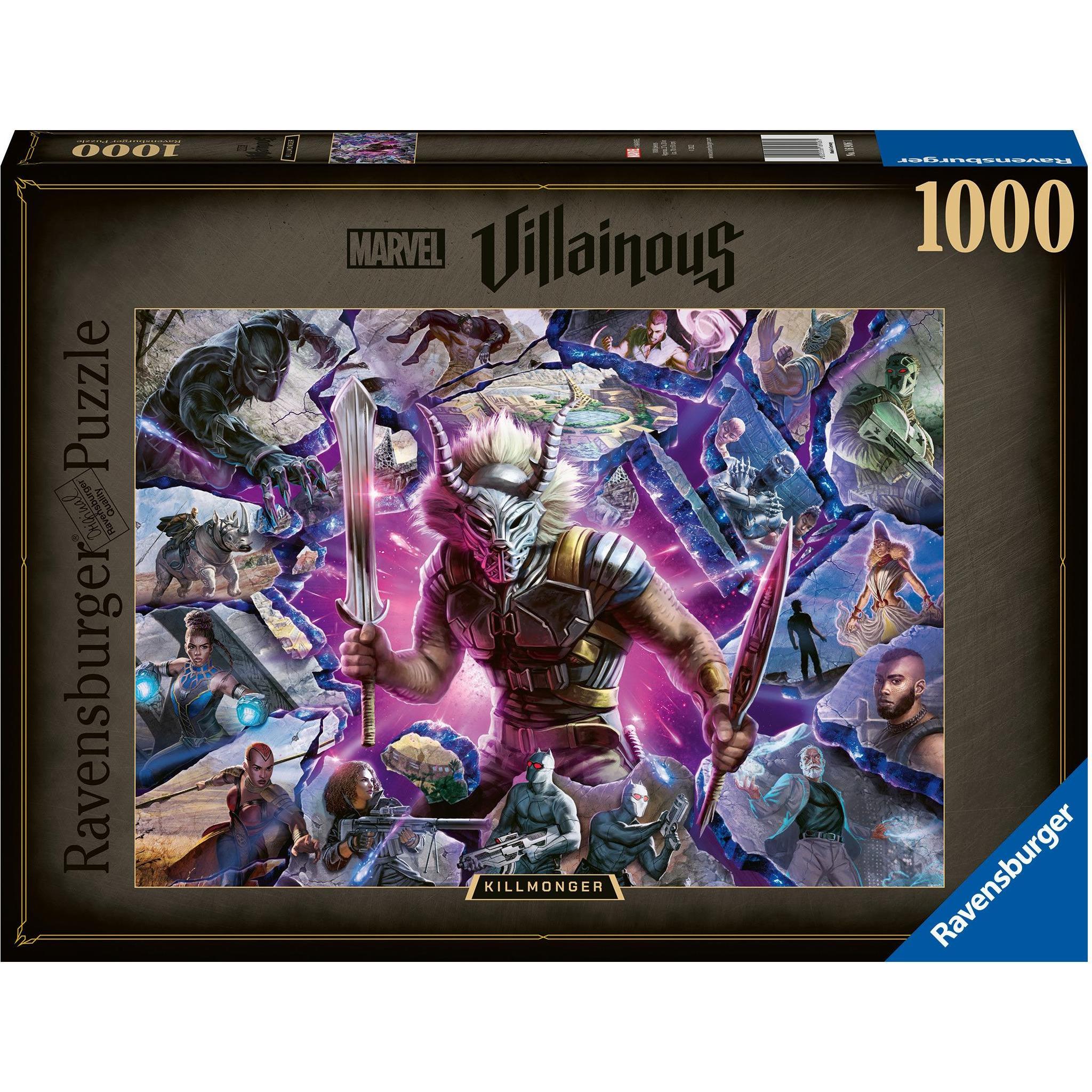 Ravensburger Marvel Villainous: Killmonger Puzzlespiel 1000 Stück(e) Comics (1000 Teile)