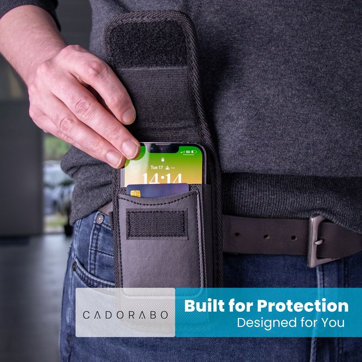 Produktbild Cadorabo Universale Schutzhülle Tasche mit Gürtelclip (HTC 8X)