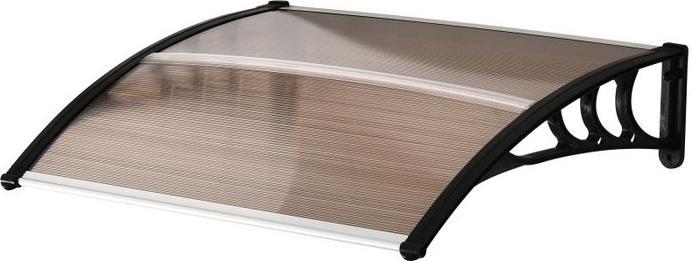 Immagine prodotto Swisshandel24 Tettoia 120 x 75 cm in policarbonato Marrone