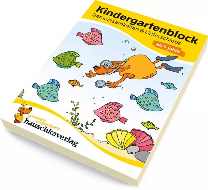 Produktbild Kindergartenblock - Gemeinsamkeiten & Unterschiede ab 4 Jahre (Deutsch, Ulrike Maier, 2018)