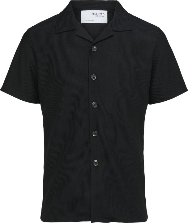 Produktbild Selected Homme Geripptes Kurzarmhemd (XL)