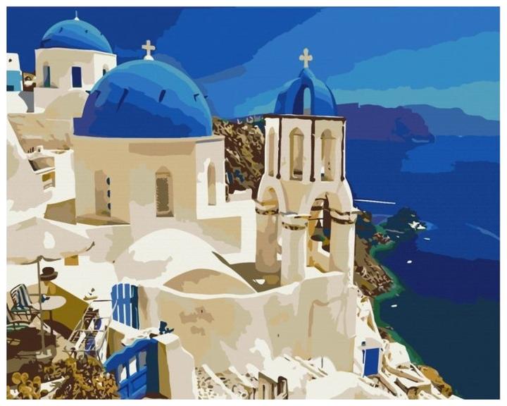 Produktbild Syma Picture Paint it! Painting by numbers Santorini