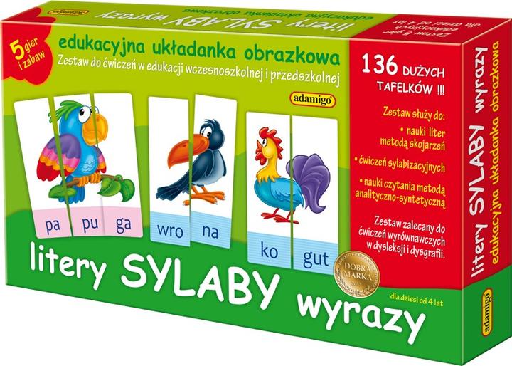 Adamigo Zest. Edukacyjny Litery Sylaby (4 - 7 years)