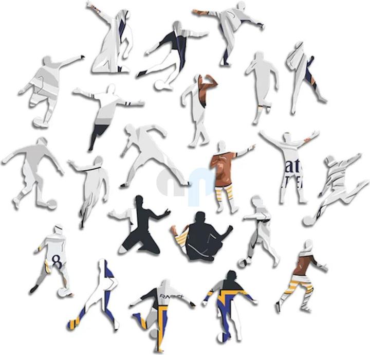 Produktbild Iconic Real Madrid CF - 5 Spieler - Holz Puzzle Grösse S (150 Teile) (150 Teile)