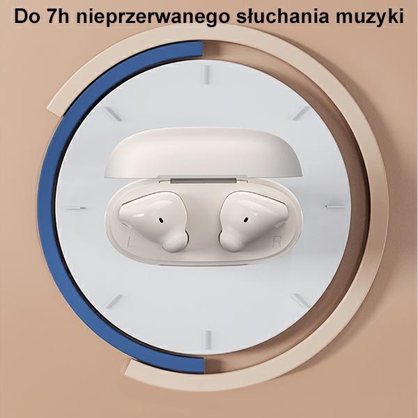 Produktbild Usams Słuchawki Bluetooth 5.3 TWS US Series Dual mic bezprzewodowe niebieskie/blue BHUUS03 (ANC, 35 h, Kabellos)