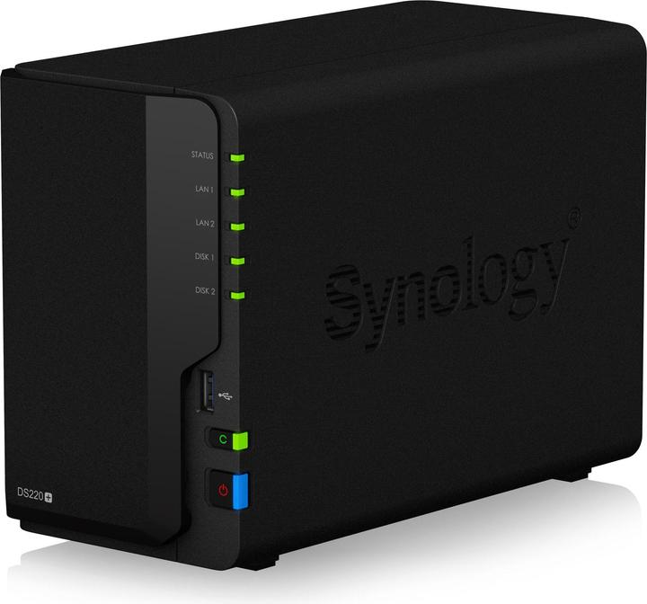 Actual product image Synology DS220+ (2 x 3 TB, WD Purple)
