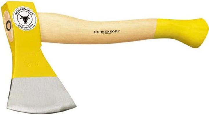 Image du produit Ochsenkopf Hache forestière, Tranchant poli, Frêne robuste, 38 cm, 1,1 kg