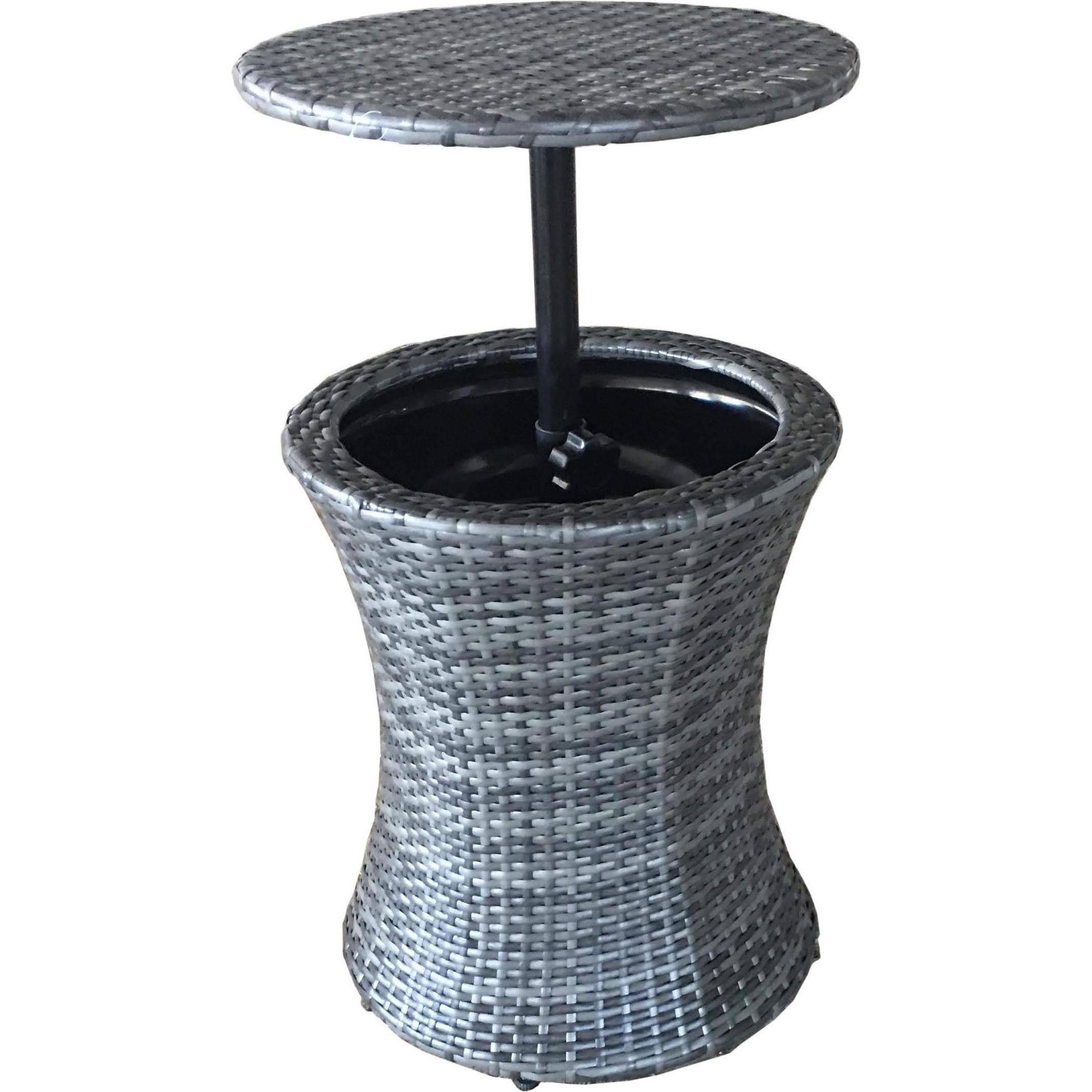 Thumbnail - Garden Pleasure Garten Bartisch La Spezia mit Weinkühler, Flaschenkühler, Grau