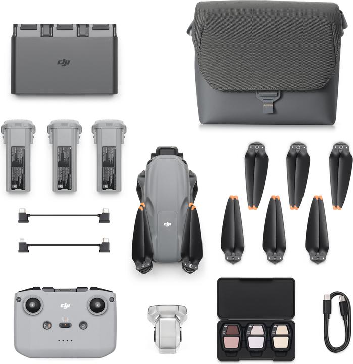 Image du produit DJI Air 3s Fly More Combo RC-N3 (45 min, 724 g, 50 Mpx)