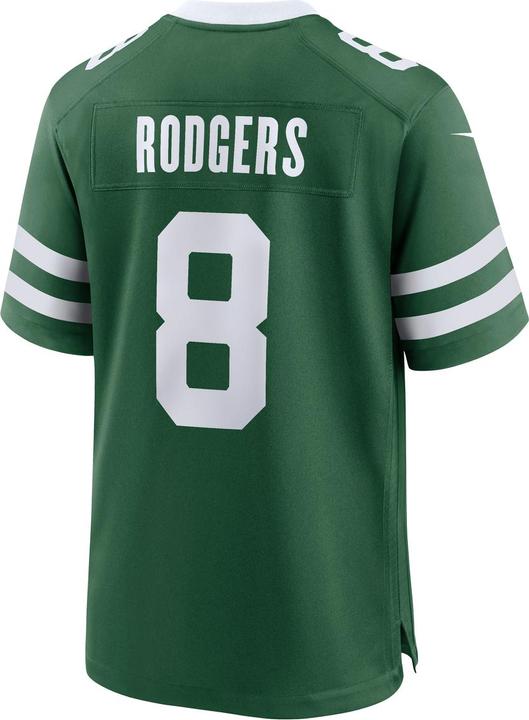 Actual product image Nike New York Jets Home Game Jersey Rodgers 8 L (L)