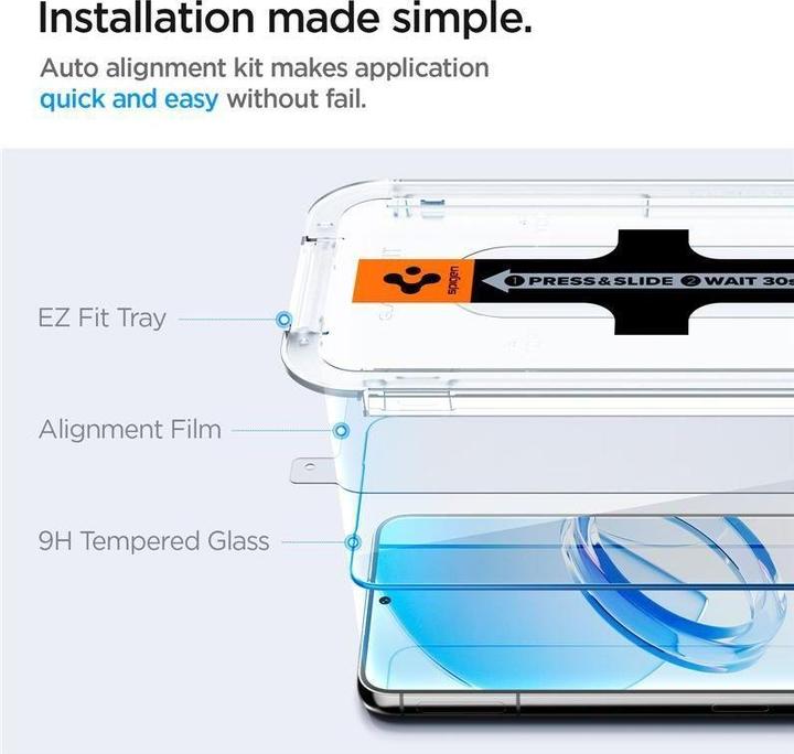 Produktbild Spigen Glas.TR Sam S23+ 2szt./2pcs "EZ FIT" AGL05952 szkło hartowane (1 Stück, Samsung Galaxy S23+)