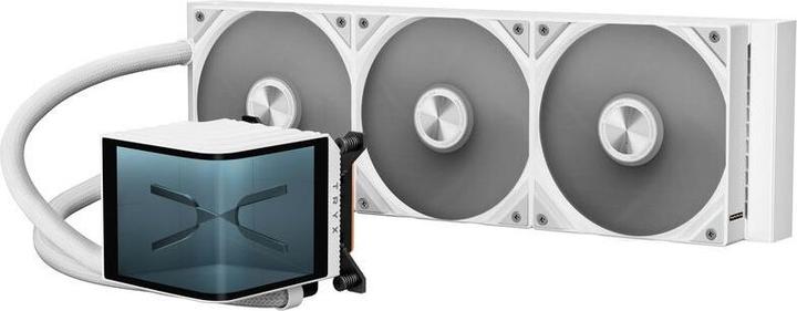 TRYX PANORAMA 360 AiO Wasserkühlung, 3D-AMOLED-Display - 360mm, weiss