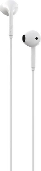 Actual product image Devia wired earphones Kintone A3 jack 3,5mm white (Cable)